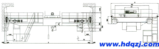 LH型16～20噸電動葫蘆雙梁橋式起重機
