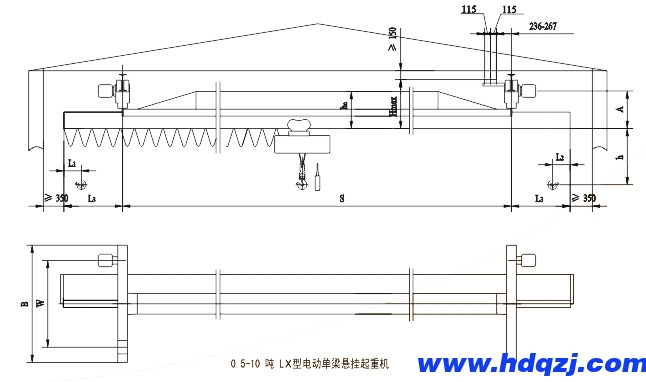 LDA型單梁起重機(jī)