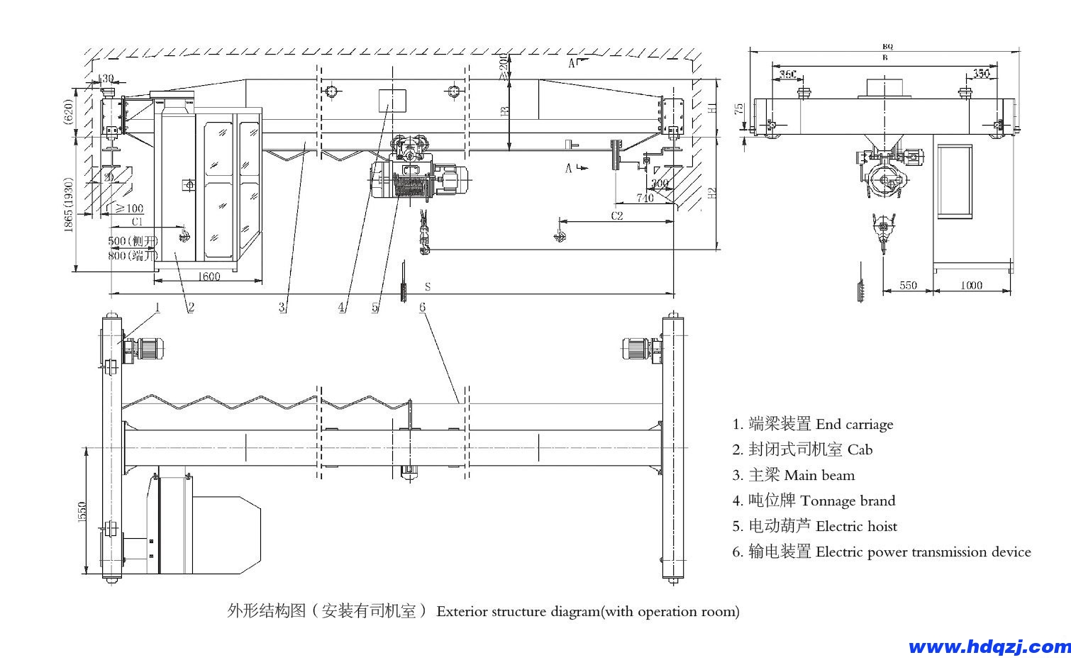 LDA型單梁起重機(jī)