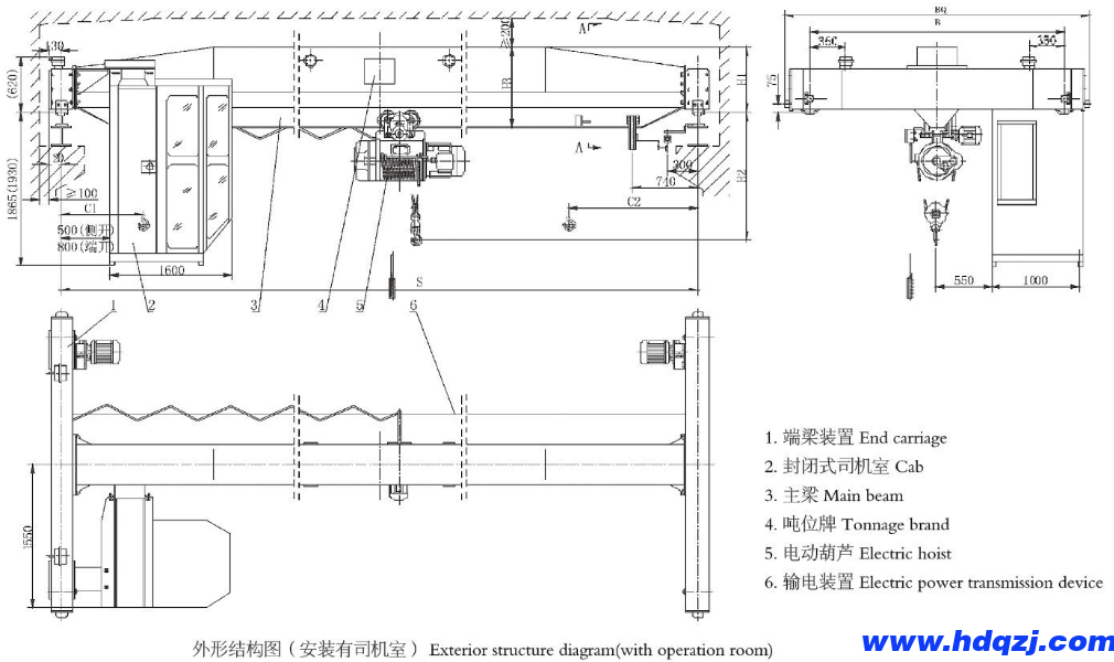 32噸電動單梁起重機